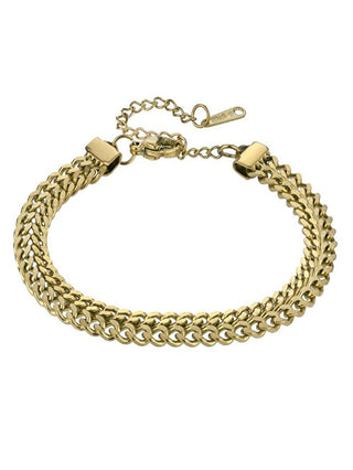 Marc Malone Elegante Bracciale In Acciaio Placcato Oro Mcb24027G