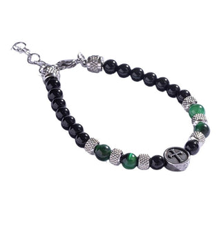 Marc Malone Bracciale Con Perline E Quarzo Verde Mcgb5017
