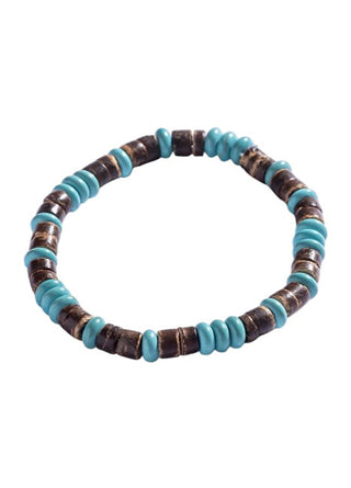 Marc Malone Bracciale Da Uomo Con Perline E Turchese Mcgb5087