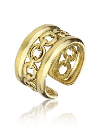 Marc Malone Anello In Oro Maria Mcr23011G Massiccio Anello Aperto In Oro