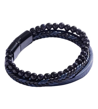 Marc Malone Bracciale Triplo Moderno Per Uomo Mcgb5035