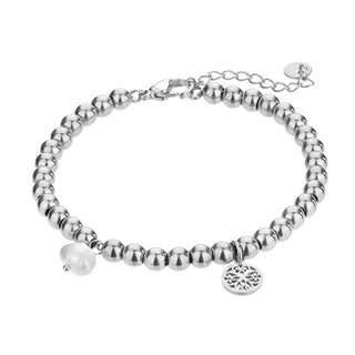 Marc Malone Bracciale In Acciaio Con Perline Bracciale In Argento Layla Mcb23015S