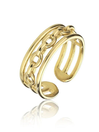 Marc Malone Madeline Gold Ring Mcr23001G Anello Aperto Placcato Oro