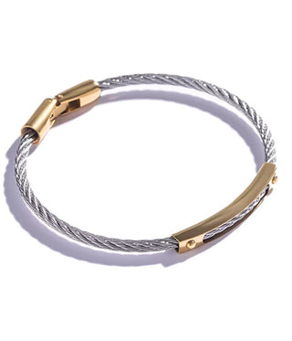 Marc Malone Bracciale Da Uomo In Acciaio Bicolore Mcgb5002Sg