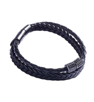Marc Malone Bracciale Doppio Da Uomo Mcgb5051 - Lunghezza: 22 Cm