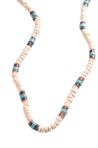 Marc Malone Collana Da Uomo Con Perline E Turchese Mcgn5081