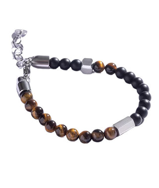 Marc malone da uomo beaded Bracciale con tiger eye MCGB5013