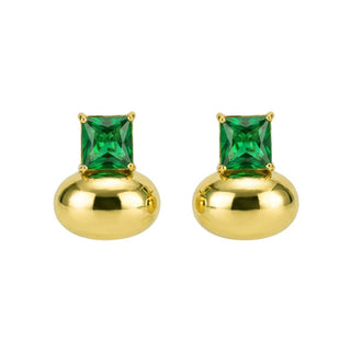 Marc malone Gold-plated modern Orecchini Unity Orecchini MCE260685G