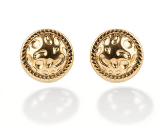 Marc Malone Boucles d’oreilles clous plaquées or Sable Mce250311G 