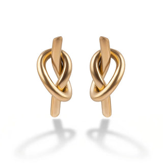 Marc Malone Orecchini Placcati Oro Knot Ember Mce250382G