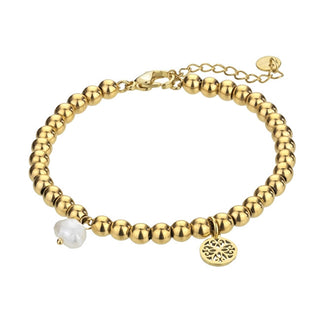 Marc Malone Bracciale Con Perline Placcato Oro Layla Gold Bracelet Mcb23015G