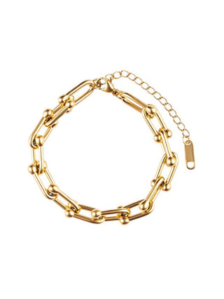 Marc malone Designer gold-plated steel Bracciale MCB250175G
