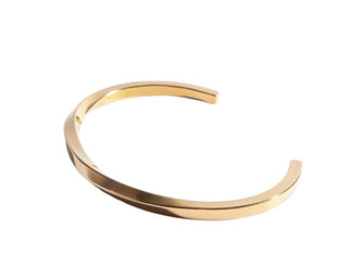 Marc malone Gold-plated open Bracciale da uomo Jack MCGB5117G
