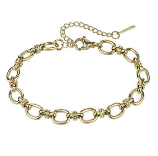Marc Malone Bracciale A Catena Placcato Oro Elisa Gold Bracelet Mcb24012G