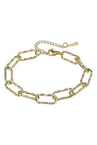 Marc Malone Gold Plated Steel Bracelet Sarai Gold Bracelet Mcb24014G 
