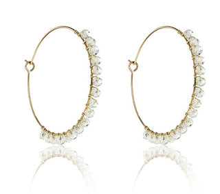Marc Malone Orecchini A Cerchio Placcati Oro Naomi White Mce23029G