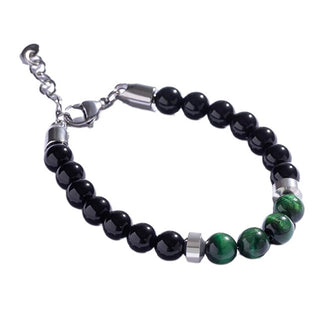 Marc Malone Elegante Bracelet avec perles et quartz Verde Mcgb5020 