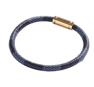 Marc Malone Elegante Bracciale Da Uomo In Pelle Sintetica Mcgb5040
