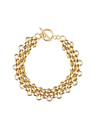 Marc Malone Bracciale A Tripla Catena Mcb250166G