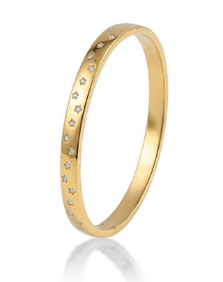 Marc malone Glittering solid Bracciale with stars MCB250408G