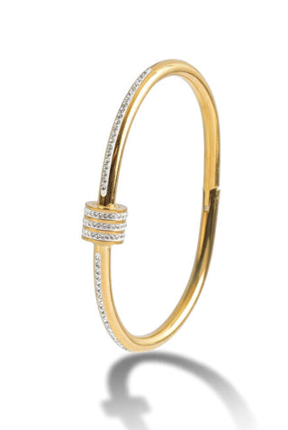 Marc malone Stunning solid Bracciale with crystals MCB250395G