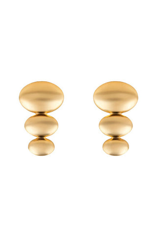 Marc Malone Orecchini Distintivi Placcati In Oro Amelie Gold Earrings Mce250216G