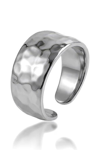Marc malone Distinctive open steel Anello Olina MCR260792S