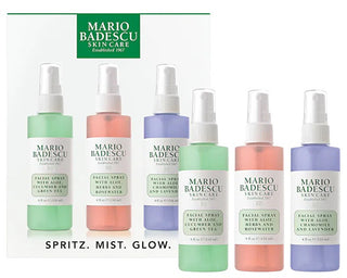 Mario Badescu Set Regalo Di Spray Viso Spritz. Mist. Glow.