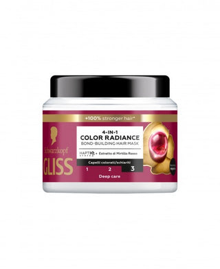 Schwarzkopf Maschera Capelli 4In1 Color Radiance Capelli Colorati, Schiariti 400 Ml