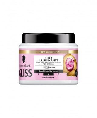 Schwarzkopf Maschera Capelli 4In1 Illuminante Capelli Fragili E Spenti 400 Ml