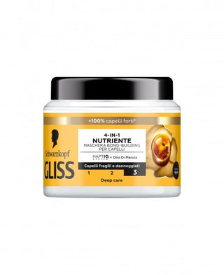 Schwarzkopf Maschera Capelli 4In1 Nutriente Capelli Fragili E Danneggiati 400 Ml