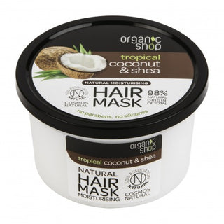 Organic Shop Maschera Capelli Idratante Coconut & Shea 250 Ml