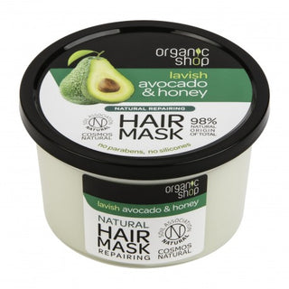 Organic Shop Maschera Capelli Ristrutturante Avocado & Honey 250 Ml