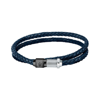 Maserati Bracciale Doppio In Pelle Riciclata Jm223Ave19