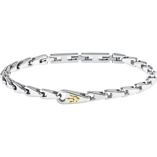 Maserati Elegante Bracciale Da Uomo In Acciaio Iconic Jm425Avd102