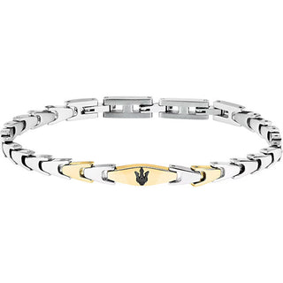 Maserati Bracciale Bicolore Alla Moda Per Uomo Iconic Jm225Avd84
