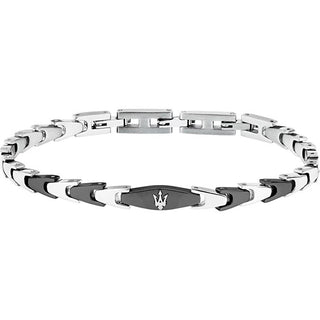 Maserati Bracciale Da Uomo In Acciaio Alla Moda Iconic Jm225Avd83