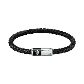 Maserati Bracciale In Pelle Di Lusso In Pelle Riciclata Jm222Ave07
