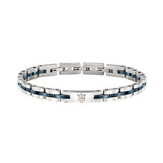 Maserati Bracciale In Acciaio Di Lusso Ceramic Jm220Asr08