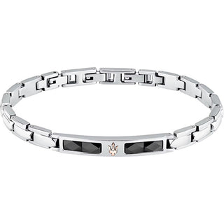 Maserati Steel Bracciale da uomo Ceramic JM224ATZ40