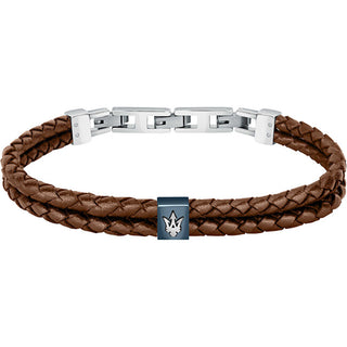 Maserati Bracciale In Pelle Alla Moda In Pelle Riciclata Jm422Ave14