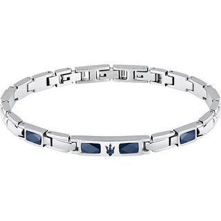 Maserati Bracciale Uomo In Acciaio Ceramica Jm224Atz39