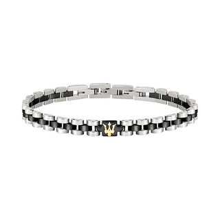 Maserati Elegante Bracciale Bicolore Iconic Jm320Ast08