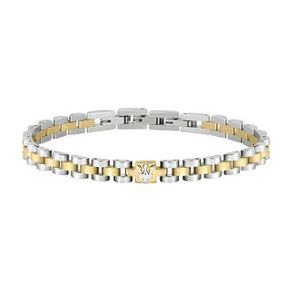 Maserati Elegante Bracciale Bicolore Iconic Jm320Ast09