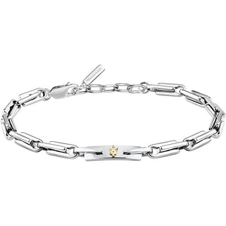Maserati Elegante Bracciale Da Uomo In Acciaio Iconic Jm425Avd108
