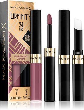 Max Factor Lipfinity 24 HOURS Golden Edition -huulipuna 4,2 g 105 Luminous Pendant