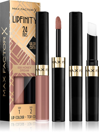 Max Factor Lipfinity 24 ORE Golden Edition -huulipuna 4,2 g 008 Hunajaunelma