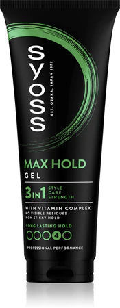 Syoss gel massima tenuta per capelli fissante forte 250 ml