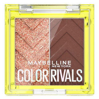 Maybelline Color Rivals Duo Palette, palette di ombretti, Spicy x Suave, 2, 3 g