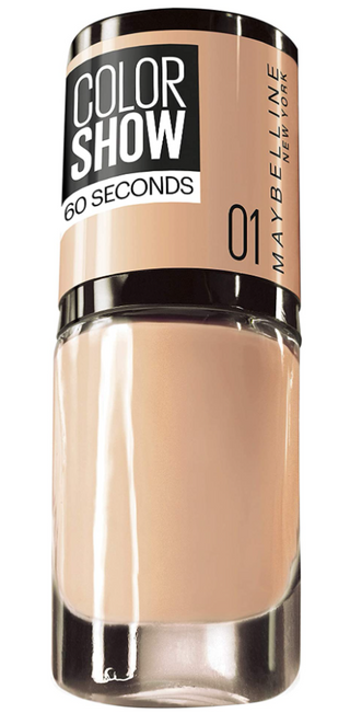 Maybelline Color Show 60 Second Nail Polish No. 1 Go Bare 7 ml